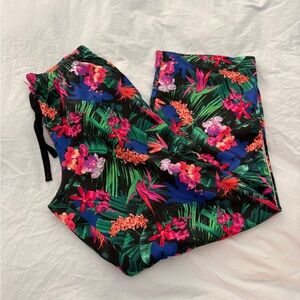 Floral Tropical Print Pants Victoria’s Secret
